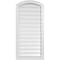 Ekena Millwork Arch Top Surface Mount PVC Gable Vent w/ 2"W x 2"P Brickmould Sill Frame, 20"W x 40"H GVPAR20X4003SN - alternate 1